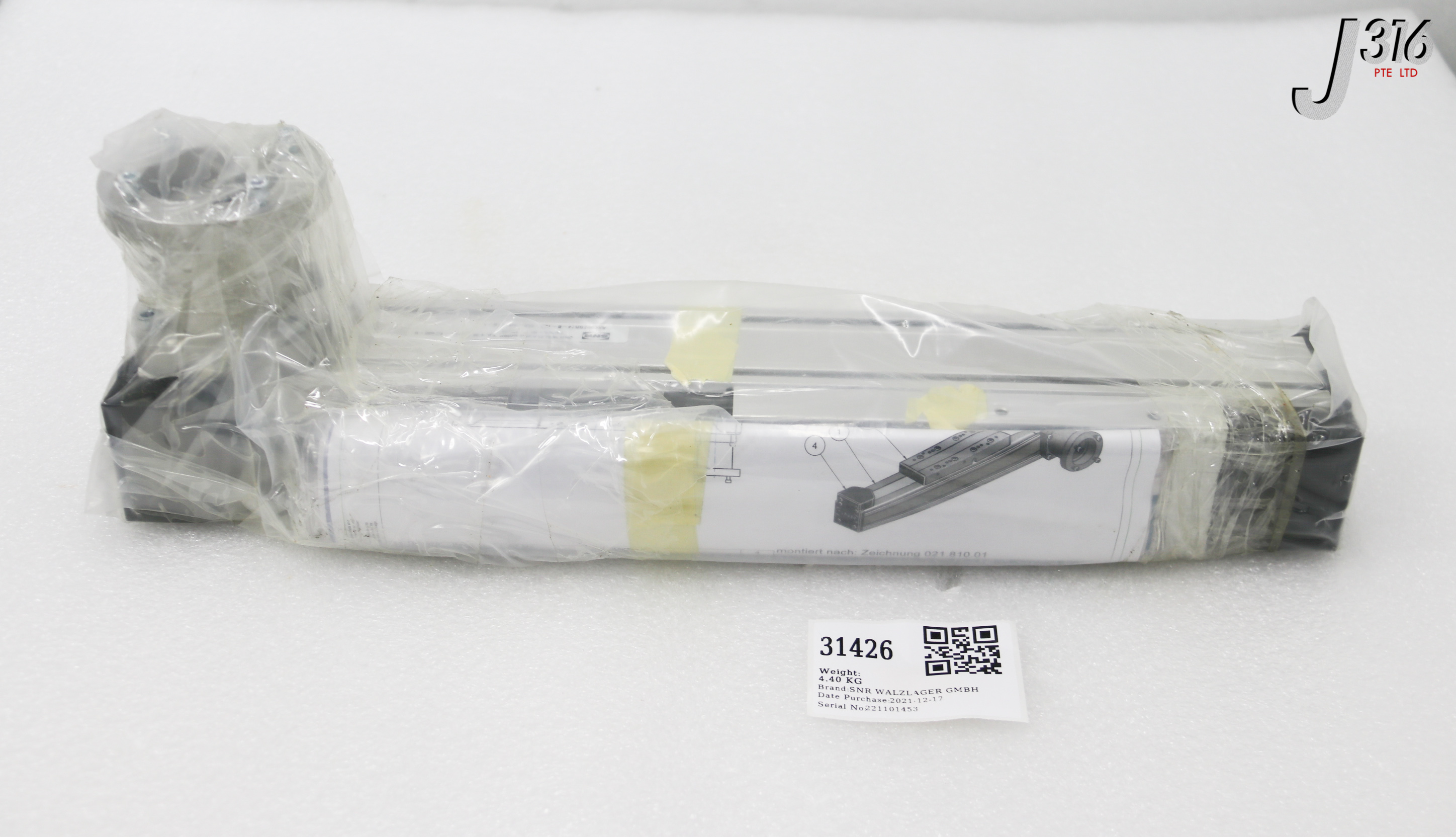 31426 SNR WALZLAGER GMBH LINEAR AXIS MOD, 38CM AXC60ZGR14-B-180